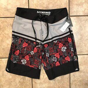 NEW Men's Hinano 1955 Board Shorts Maihi Black-Size 30